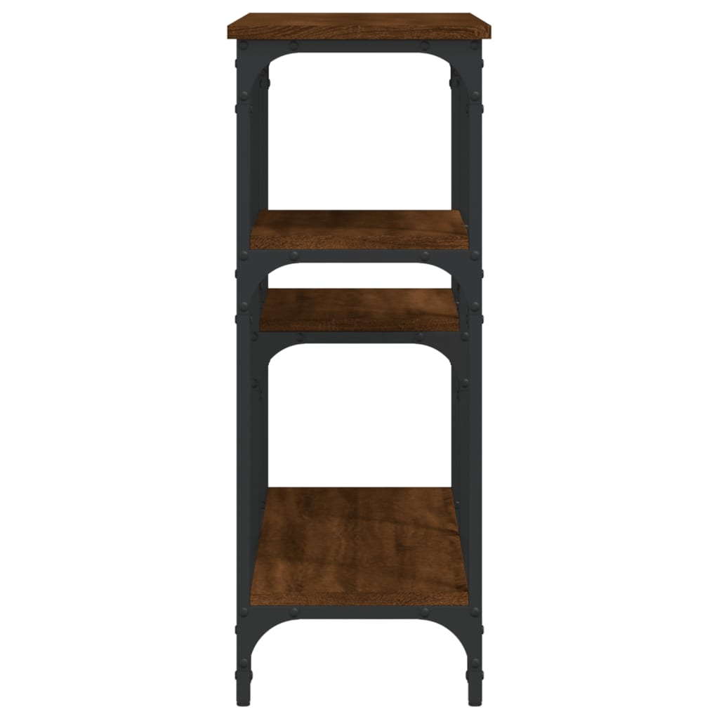 Konsolbord Brun Eg Look 102x29x75 cm Træmateriale