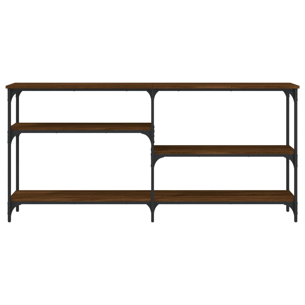 Konsolbord Brun Eg Look 160x29x75 cm Træmateriale