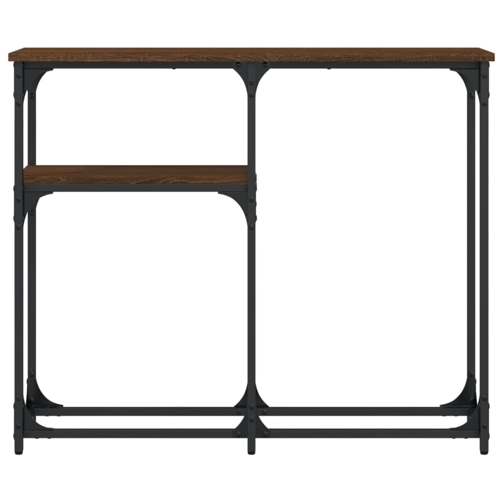 Konsolbord Brun Eg Look 90x22,5x75 cm Træmateriale