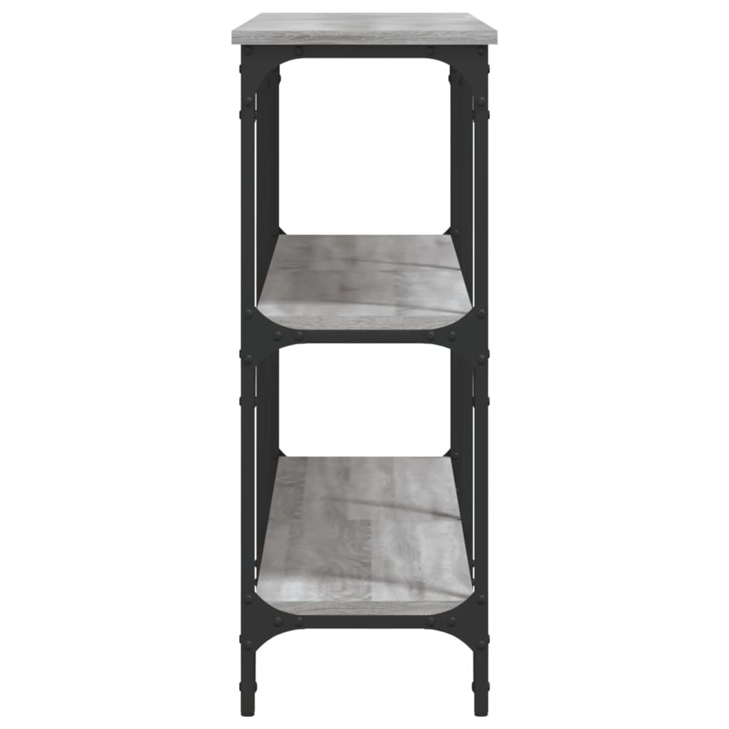 Konsolbord Grå Sonoma 150x29x75 cm Træmateriale