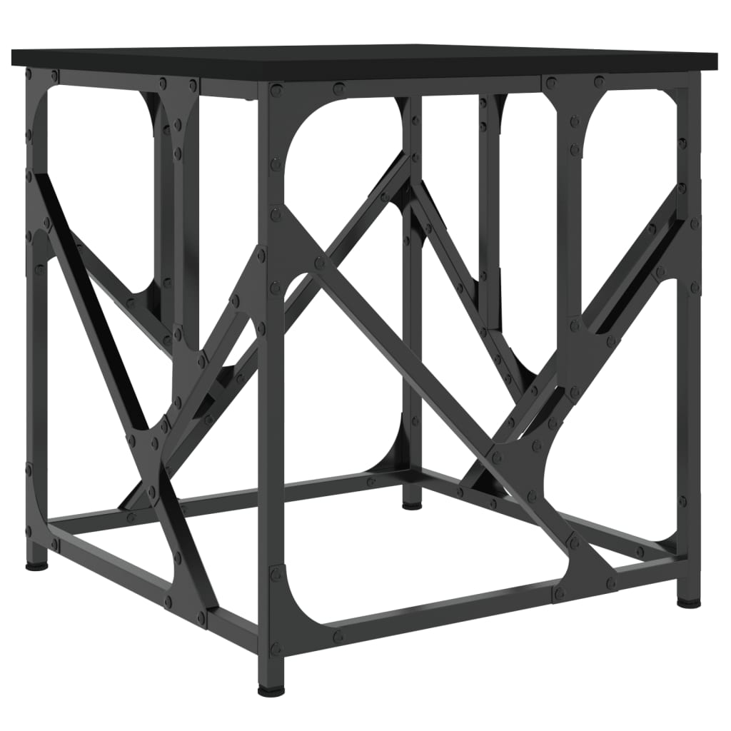 Sofabord Sort 45x45x47,5 cm Træ Materiale