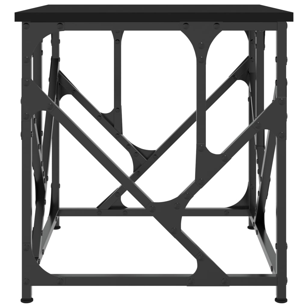 Sofabord Sort 45x45x47,5 cm Træ Materiale