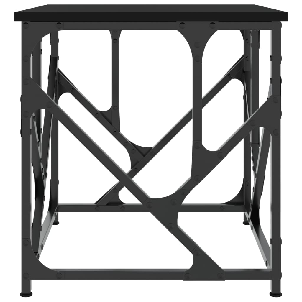 Sofabord Sort 45x45x47,5 cm Træ Materiale