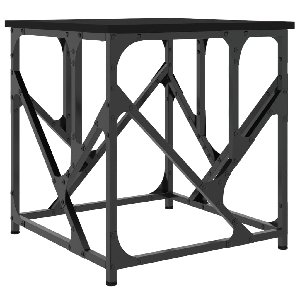 Sofabord Sort 45x45x47,5 cm Træ Materiale