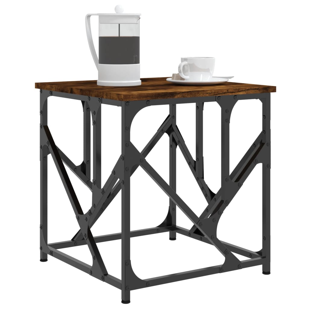 Sofabord røget eg 45x45x47,5 cm træmateriale