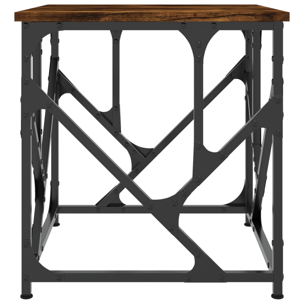 Sofabord røget eg 45x45x47,5 cm træmateriale