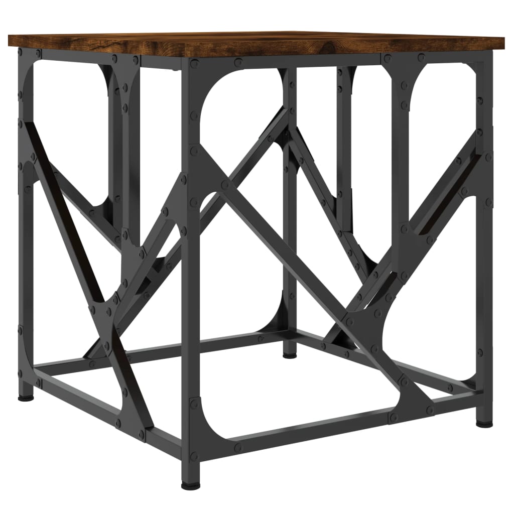 Sofabord røget eg 45x45x47,5 cm træmateriale