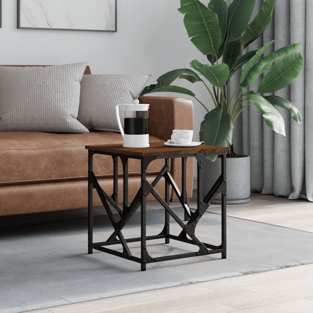 Sofabord Brun Eg Look 45x45x47,5 cm Træmateriale