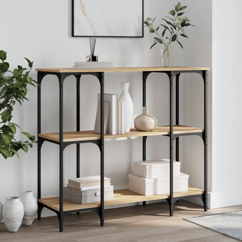 Konsolbord Sonoma eg 102x35x90 cm træmateriale