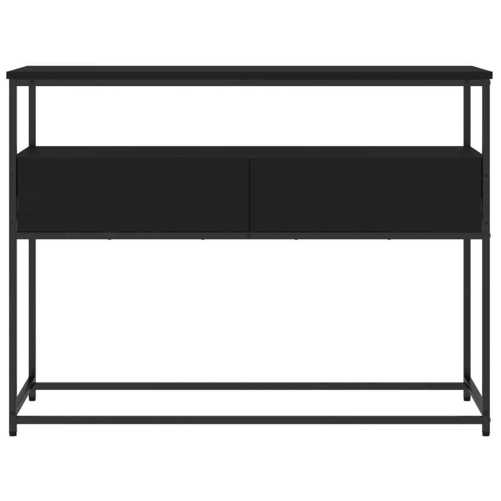 Konsolbord Sort 100x40x75 cm Træmateriale