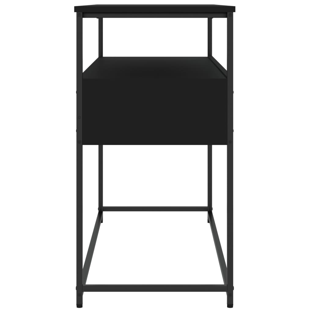 Konsolbord Sort 100x40x75 cm Træmateriale
