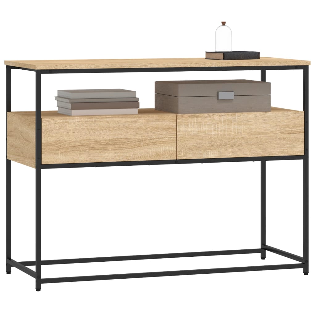 Konsolbord Sonoma eg 100x40x75 cm træmateriale