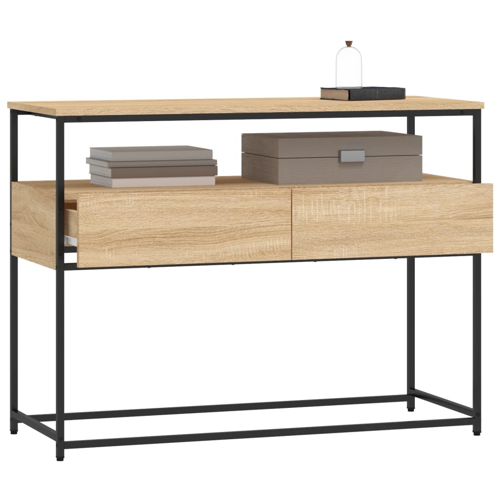 Konsolbord Sonoma eg 100x40x75 cm træmateriale