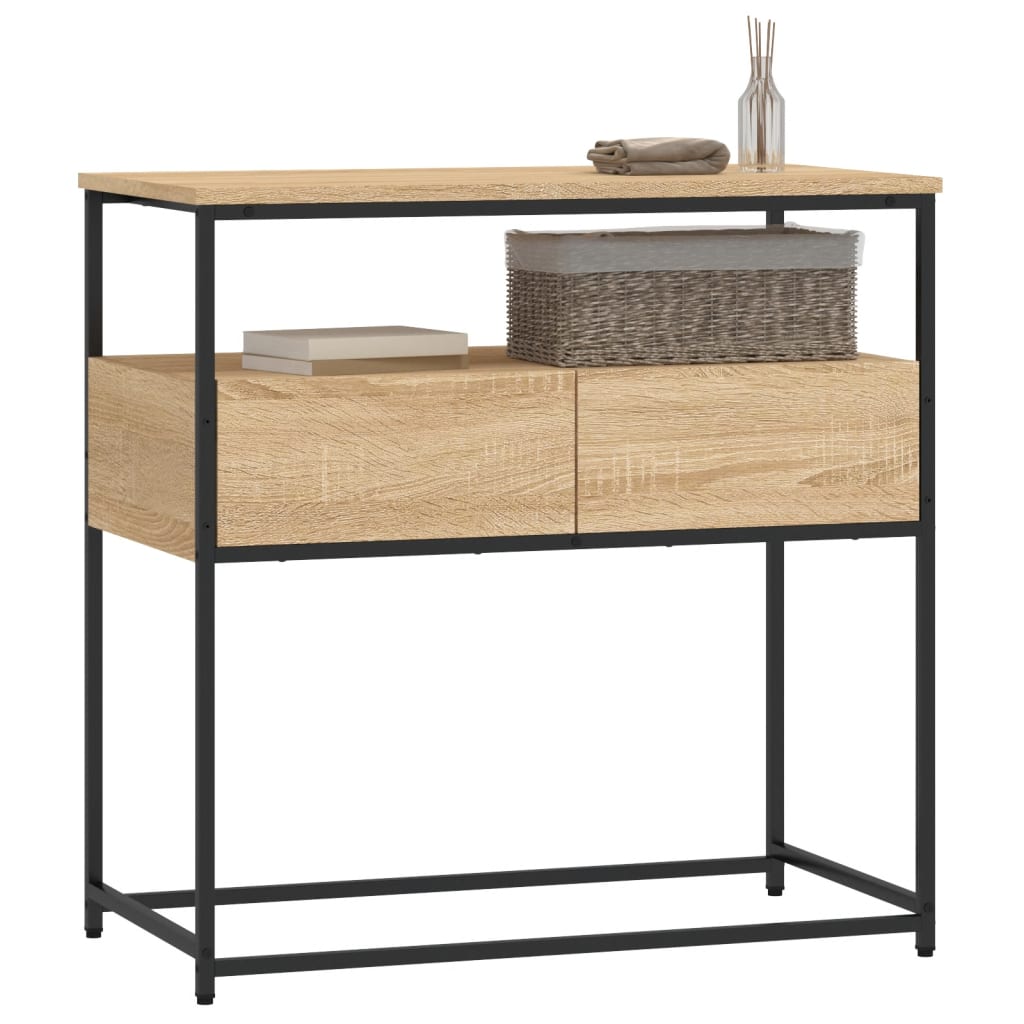 Konsolbord Sonoma eg 75x40x75 cm træmateriale