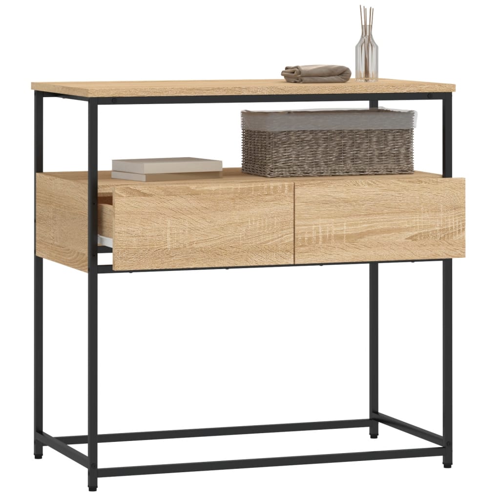Konsolbord Sonoma eg 75x40x75 cm træmateriale