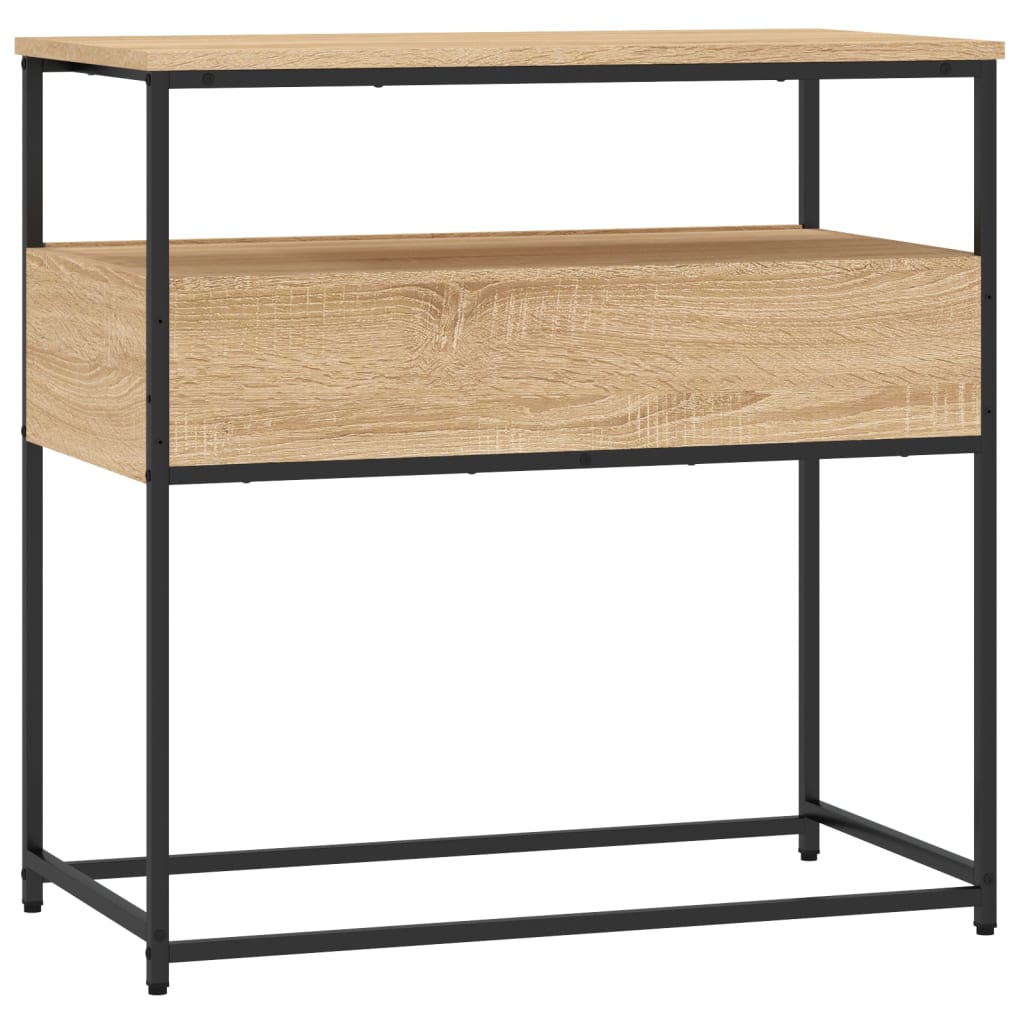 Konsolbord Sonoma eg 75x40x75 cm træmateriale