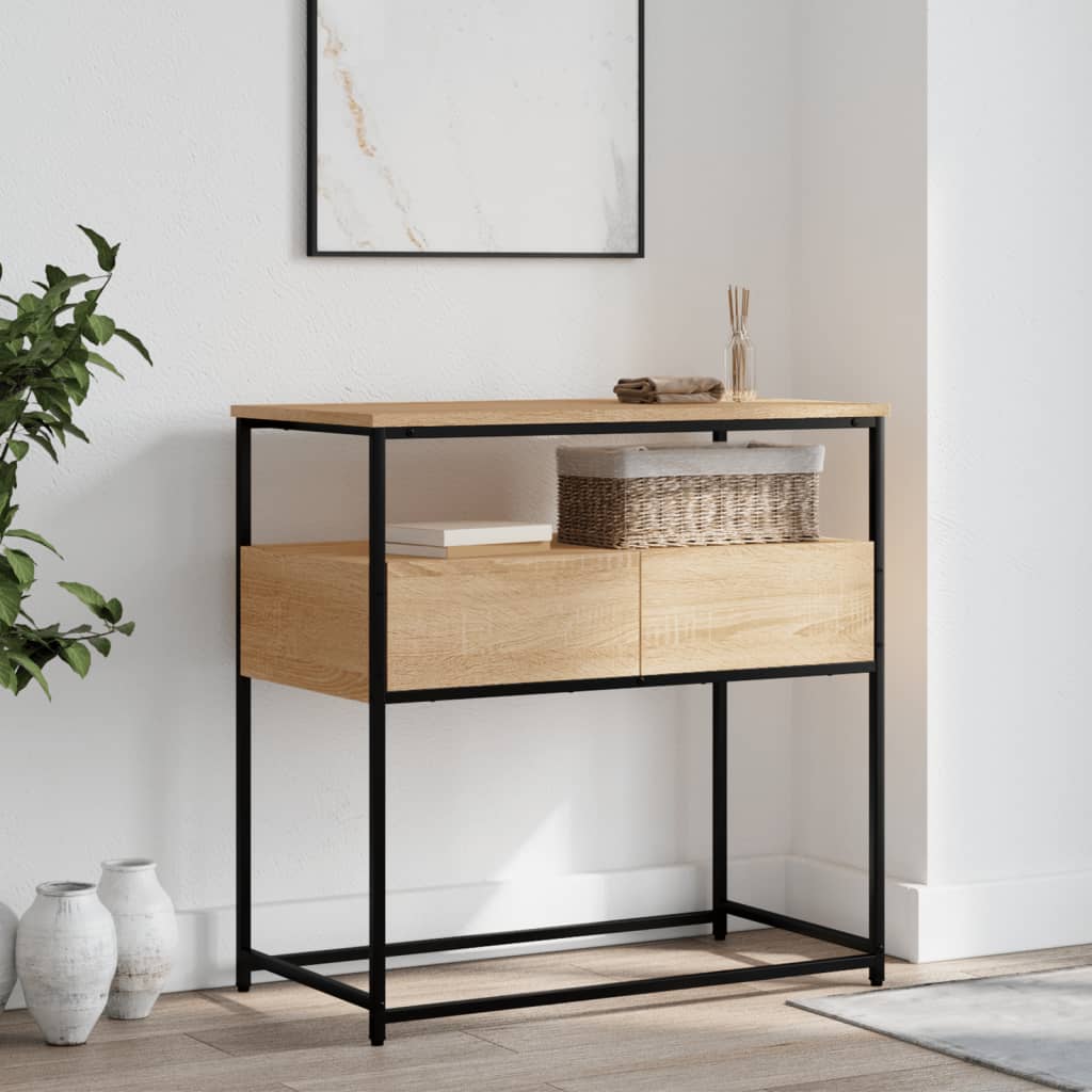 Konsolbord Sonoma eg 75x40x75 cm træmateriale