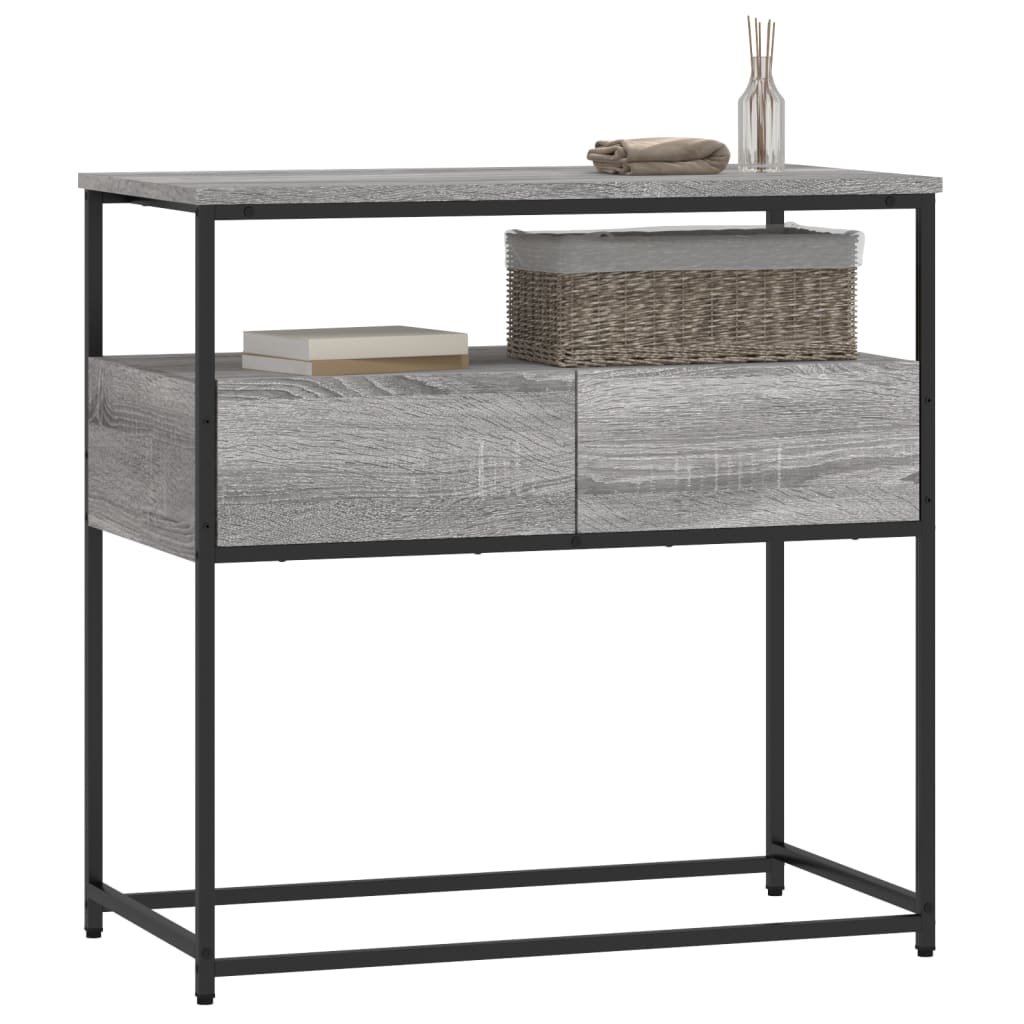 Konsolbord Grå Sonoma 75x40x75 cm Træmateriale