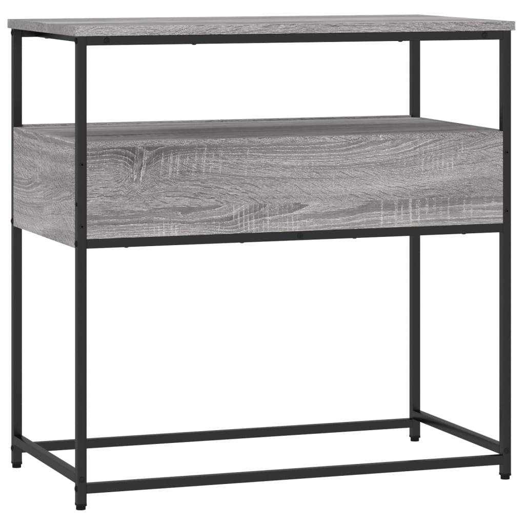 Konsolbord Grå Sonoma 75x40x75 cm Træmateriale