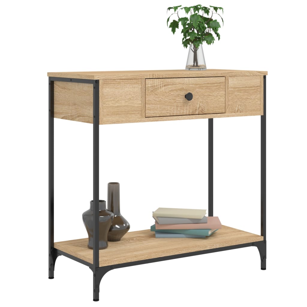 Konsolbord Sonoma eg 75x34,5x75 cm træmateriale
