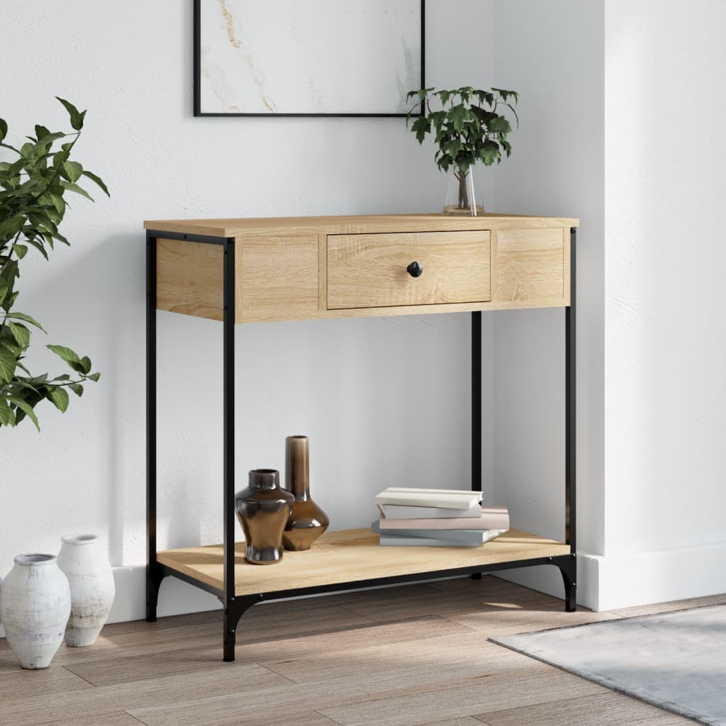 Konsolbord Sonoma eg 75x34,5x75 cm træmateriale