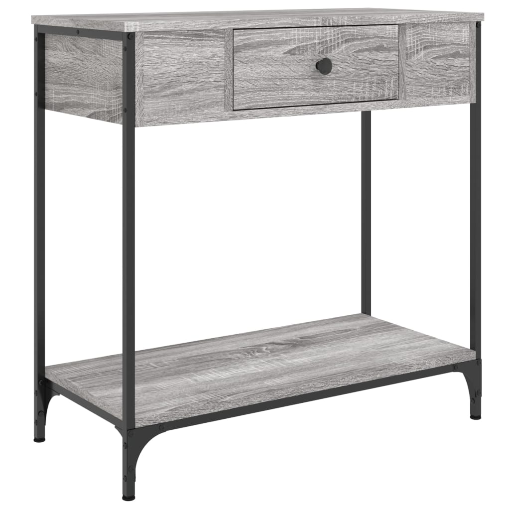 Konsolbord Grå Sonoma 75x34,5x75 cm Træmateriale