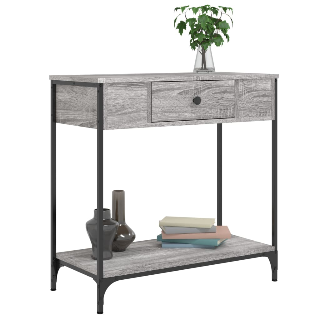 Konsolbord Grå Sonoma 75x34,5x75 cm Træmateriale