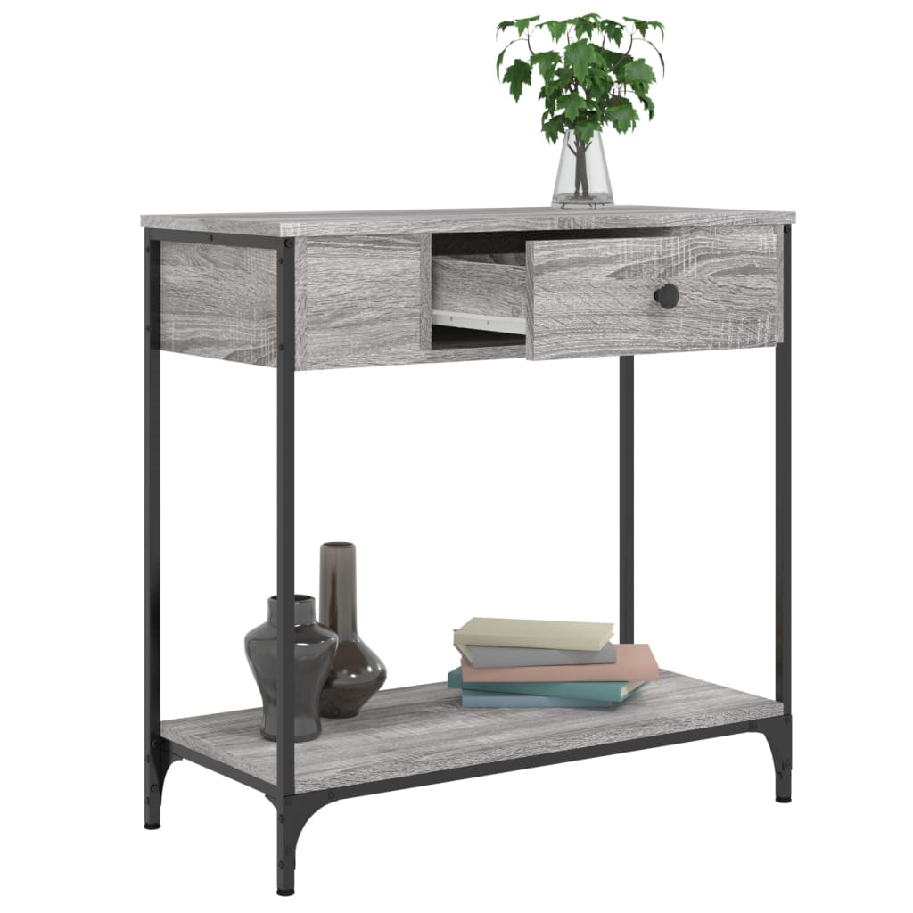 Konsolbord Grå Sonoma 75x34,5x75 cm Træmateriale