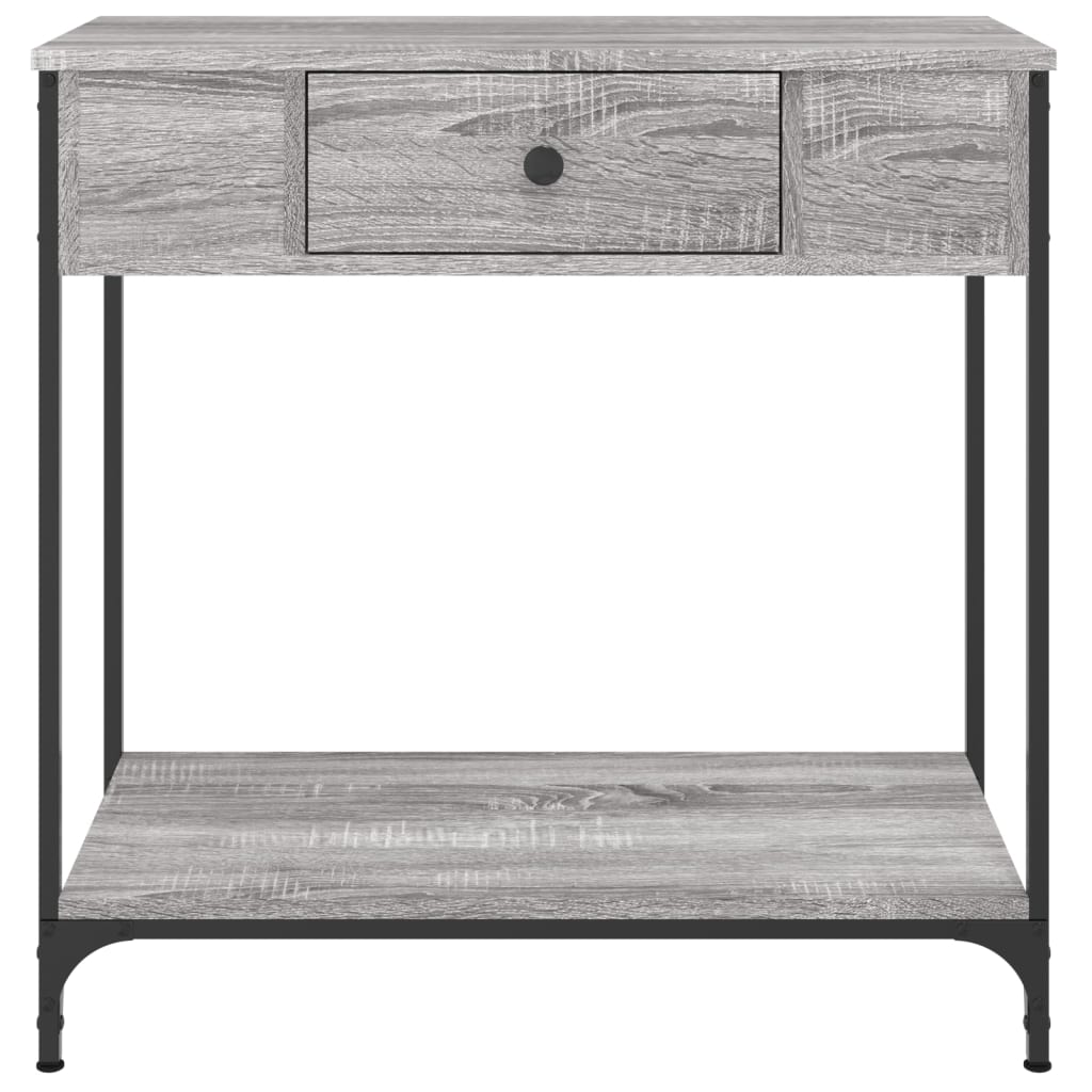 Konsolbord Grå Sonoma 75x34,5x75 cm Træmateriale