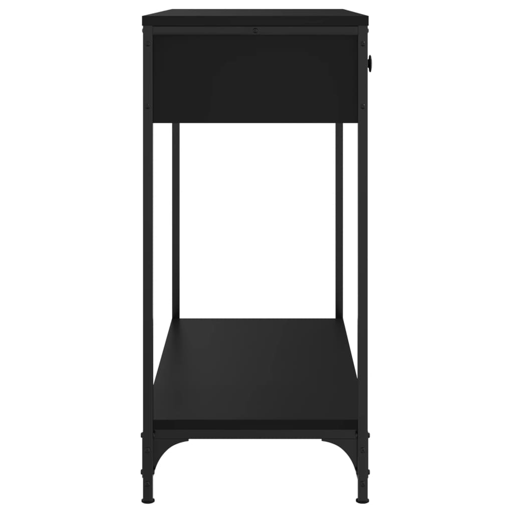 Konsolbord Sort 75x34,5x75 cm Træmateriale