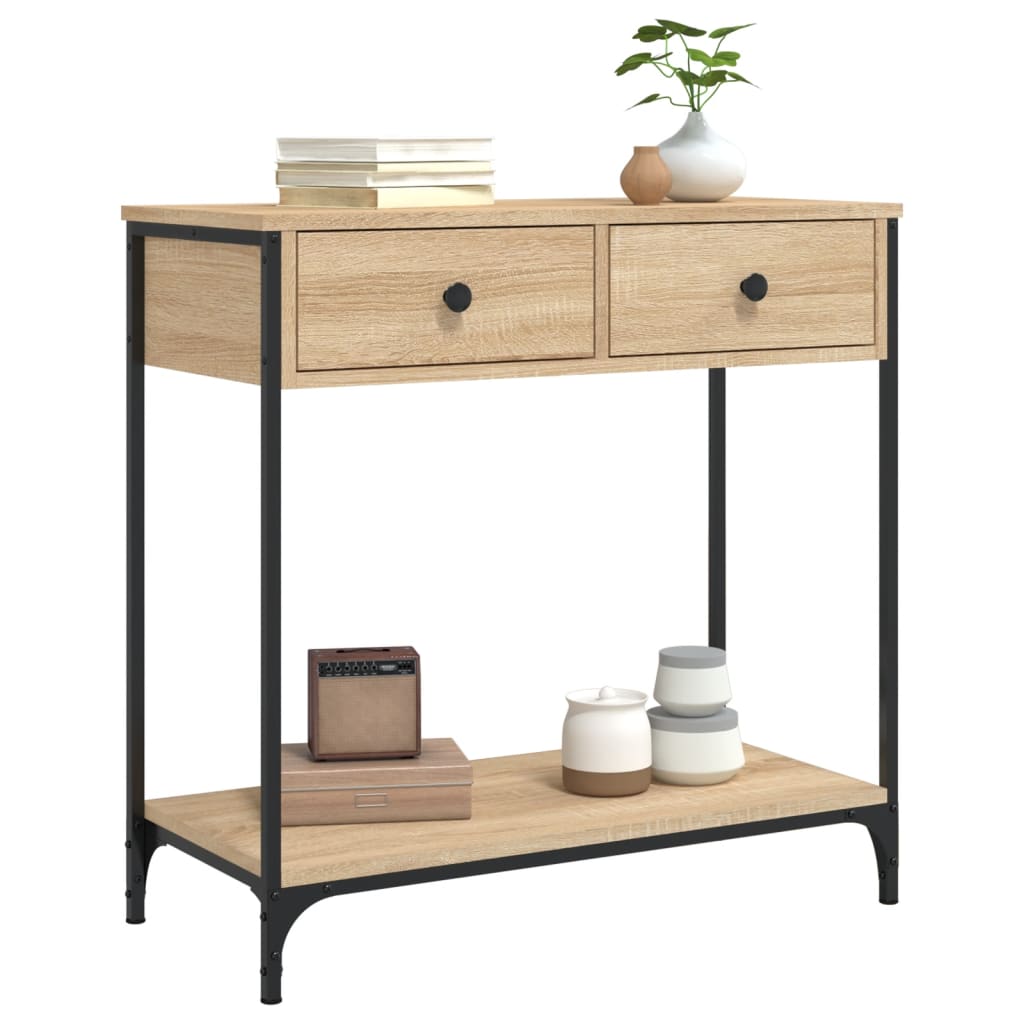 Konsolbord Sonoma eg 75x34,5x75 cm træmateriale