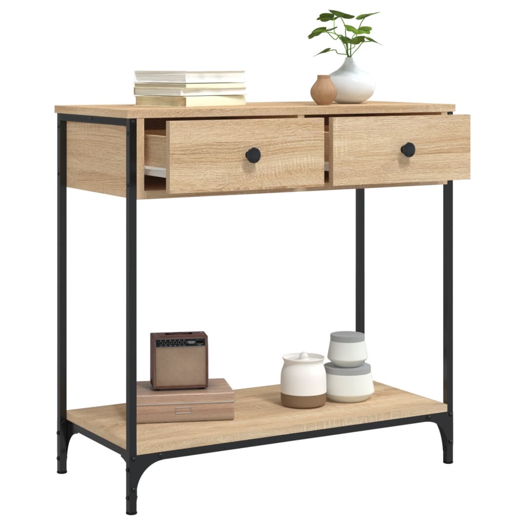 Konsolbord Sonoma eg 75x34,5x75 cm træmateriale
