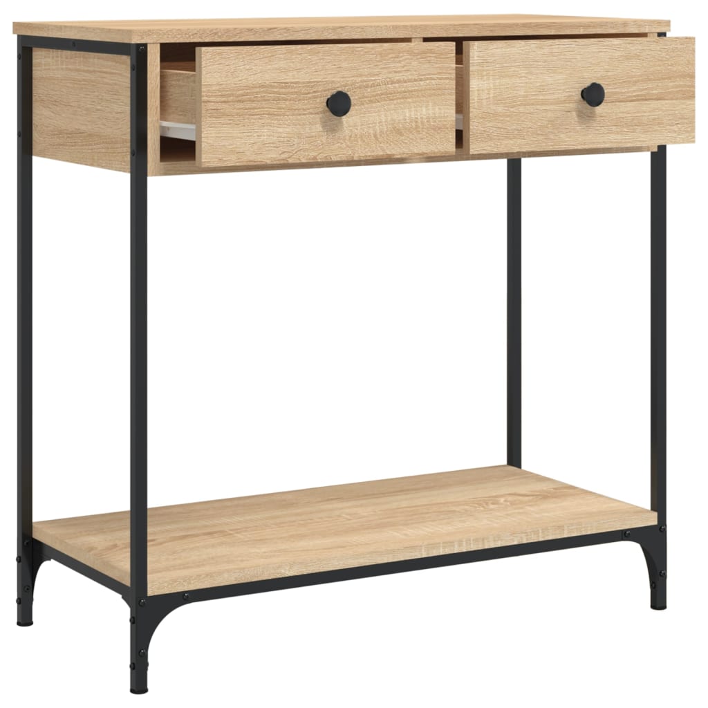 Konsolbord Sonoma eg 75x34,5x75 cm træmateriale