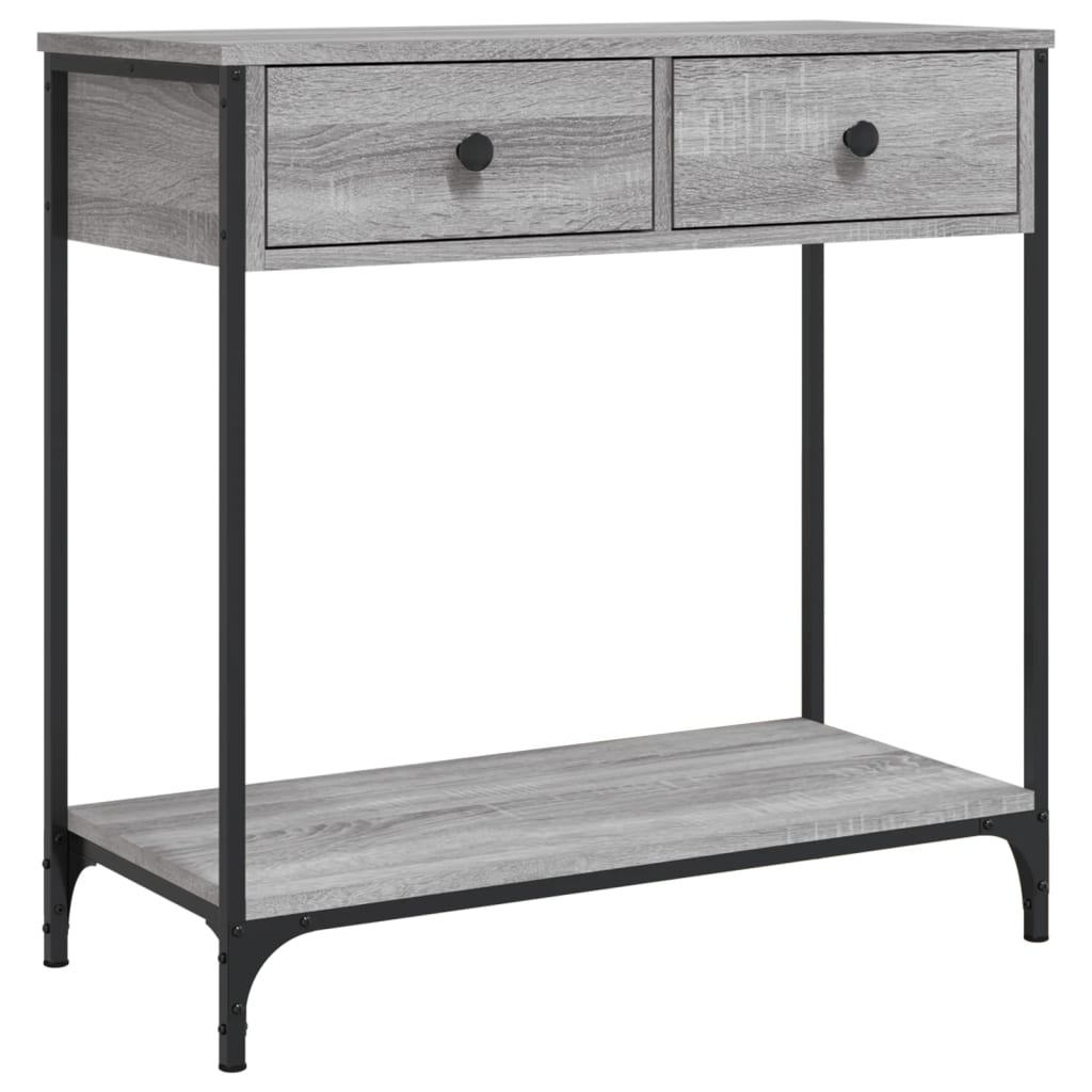 Konsolbord Grå Sonoma 75x34,5x75 cm Træmateriale