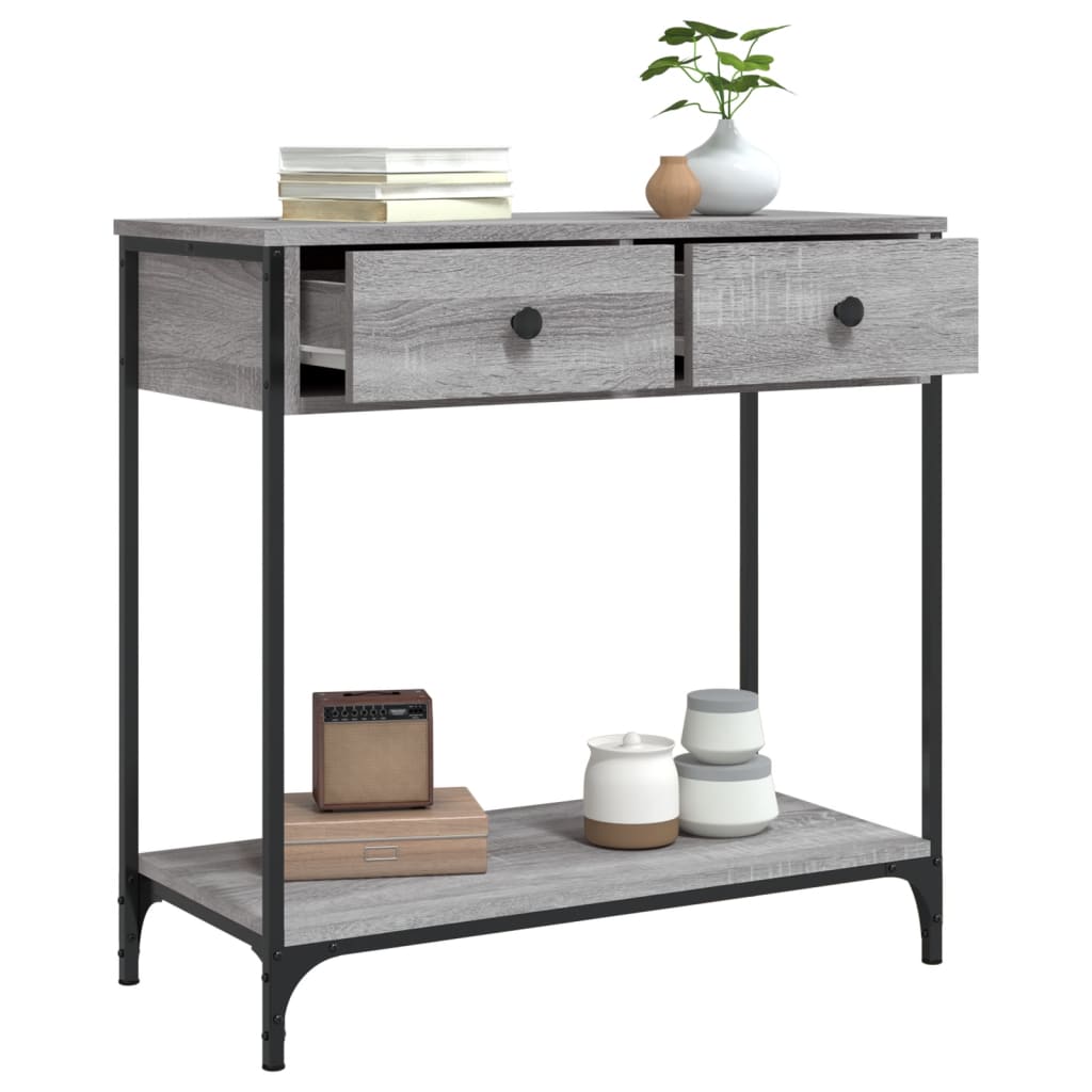 Konsolbord Grå Sonoma 75x34,5x75 cm Træmateriale