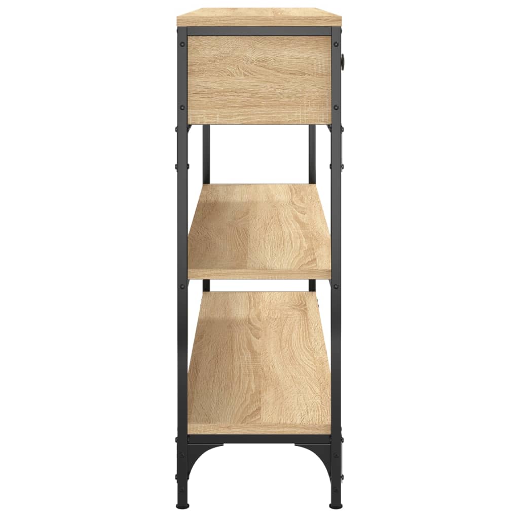 Konsolbord Sonoma eg 100x25x75 cm træmateriale