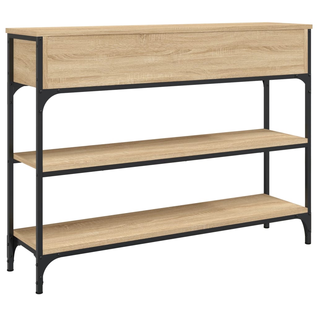 Konsolbord Sonoma eg 100x25x75 cm træmateriale