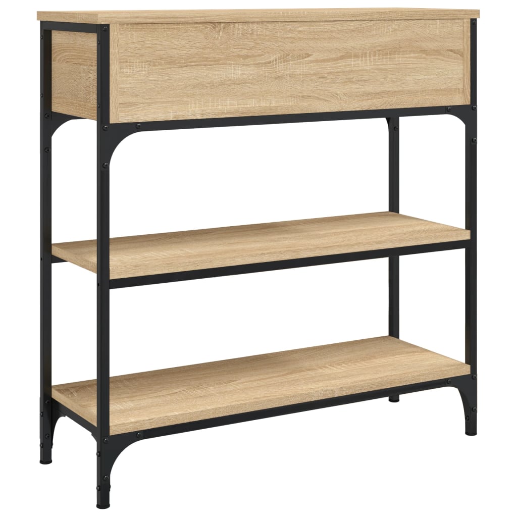 Konsolbord Sonoma eg 72,5x25x75 cm træmateriale