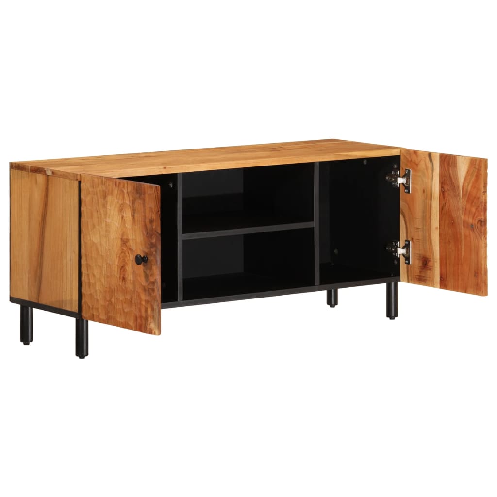 Tv-møbel 105x33x46 cm massivt akacietræ