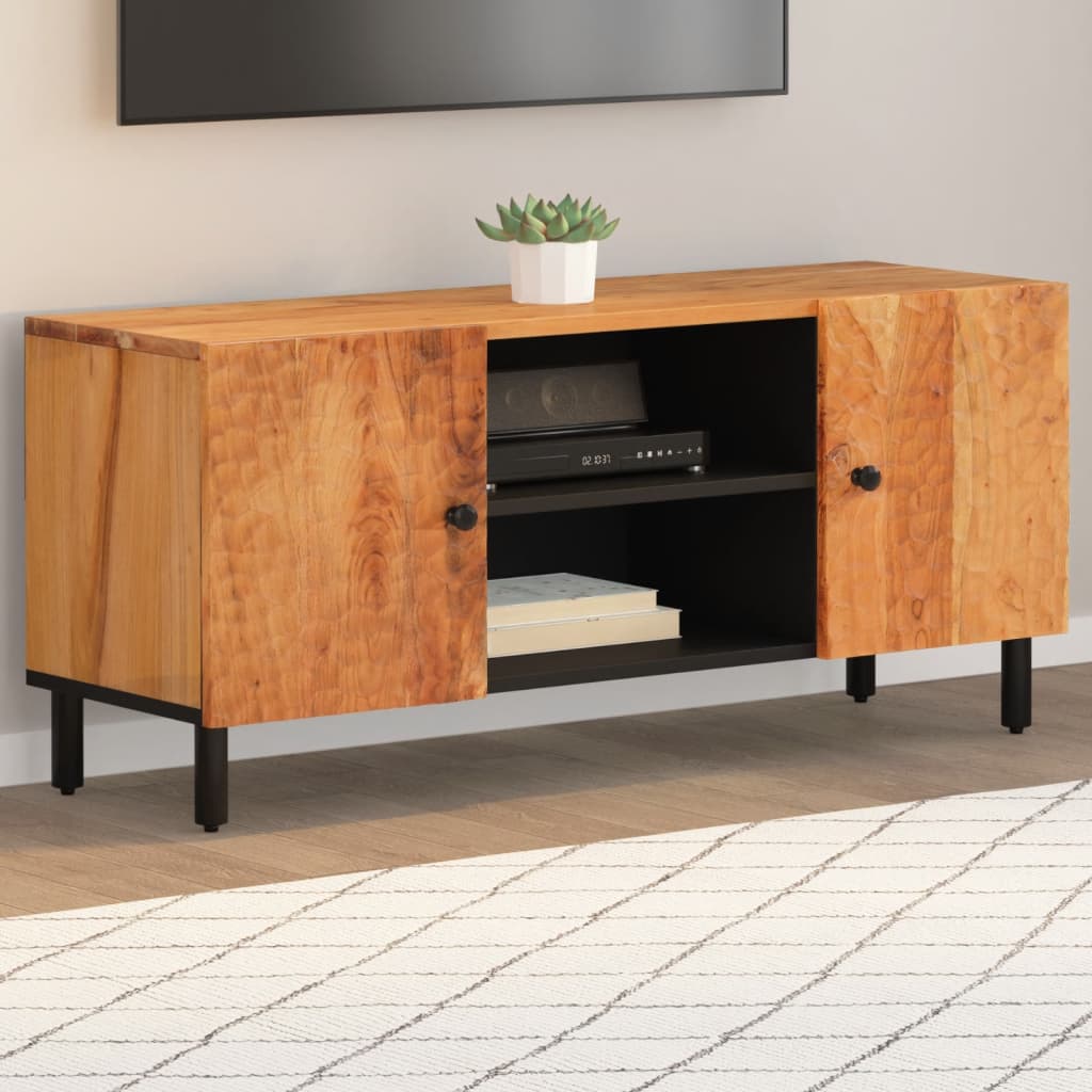 Tv-møbel 105x33x46 cm massivt akacietræ