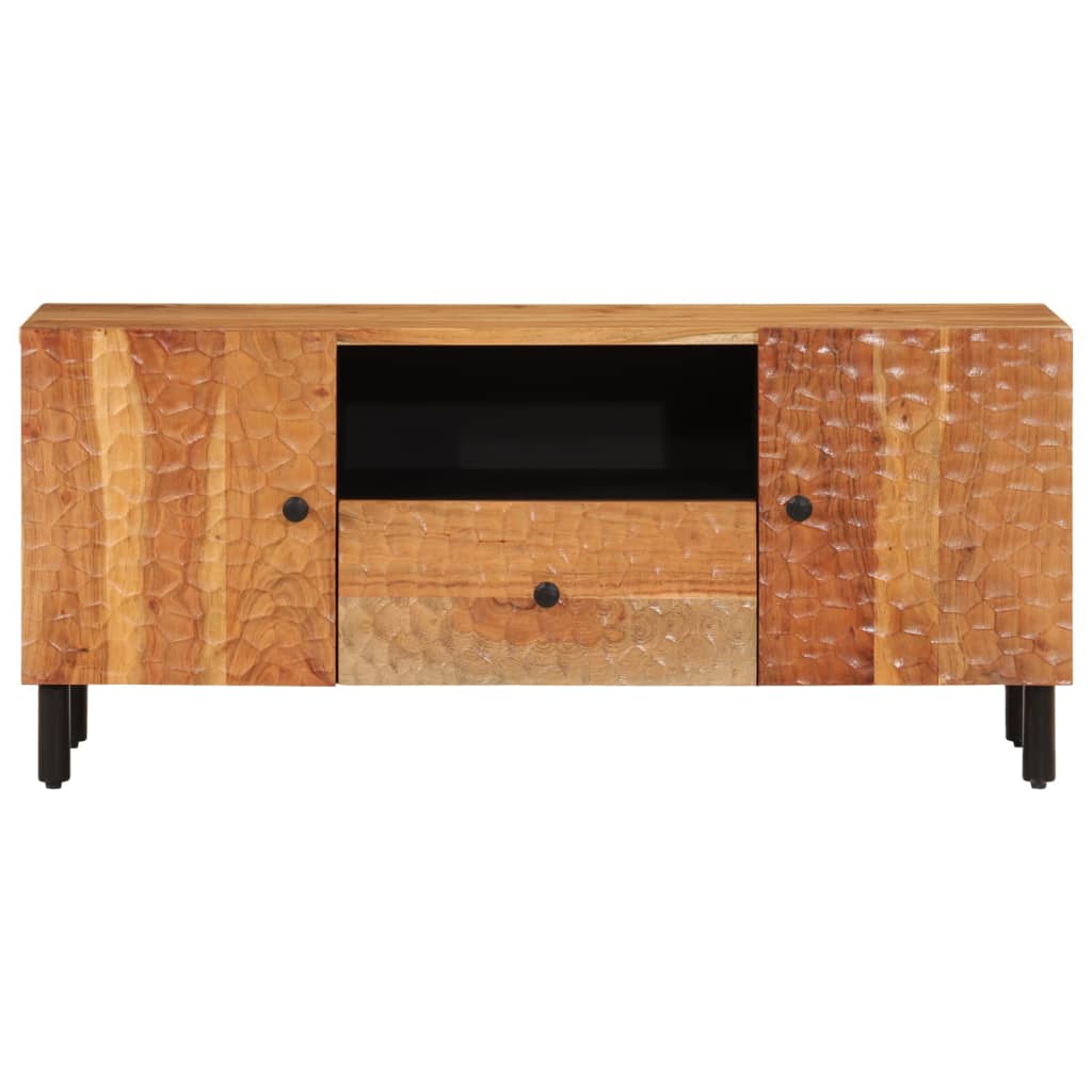 Tv-møbel 105x33x46 cm massivt akacietræ