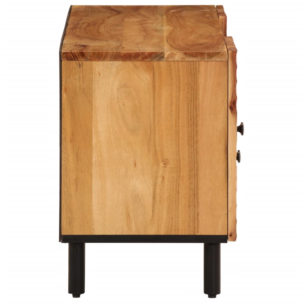 Tv-møbel 105x33x46 cm massivt akacietræ