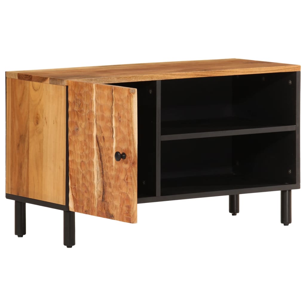 Tv-møbel 80x33x46 cm massivt akacietræ