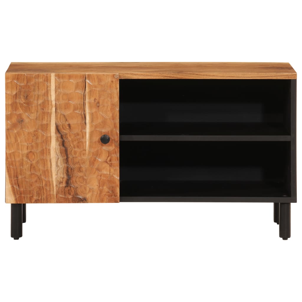 Tv-møbel 80x33x46 cm massivt akacietræ