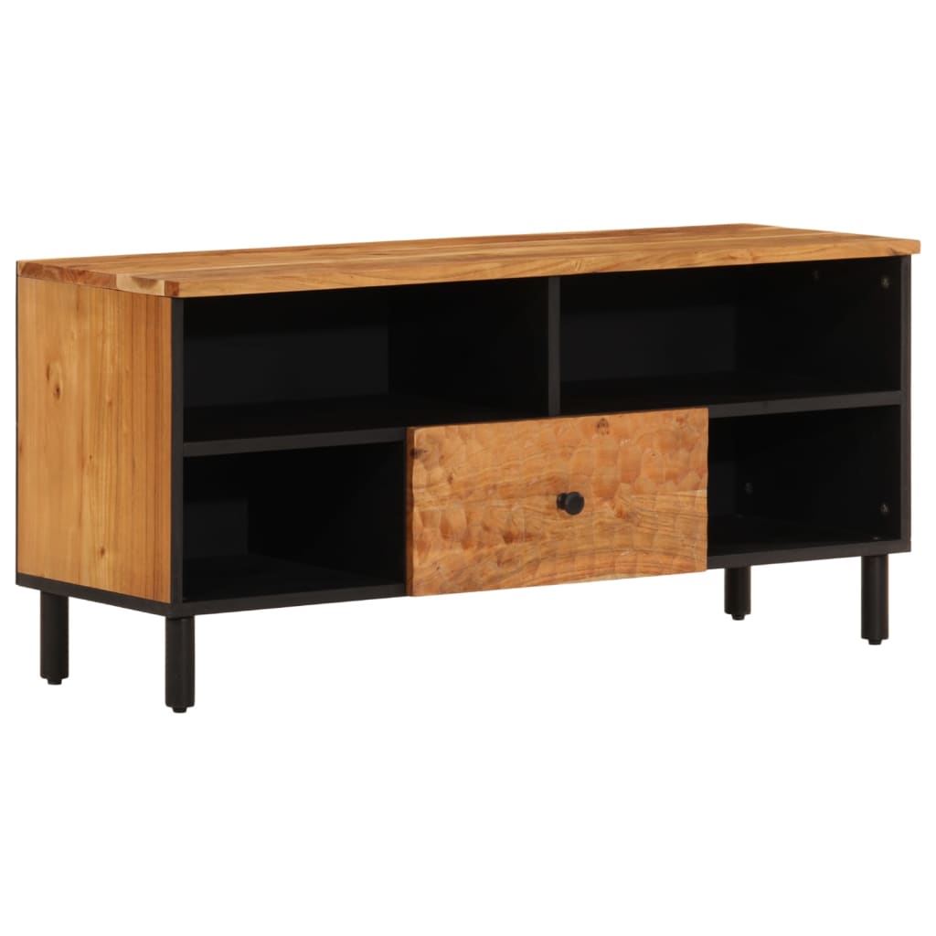 TV-møbel 100x33x46 cm massivt akacietræ