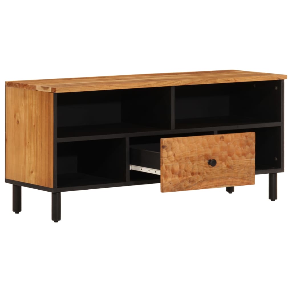 TV-møbel 100x33x46 cm massivt akacietræ