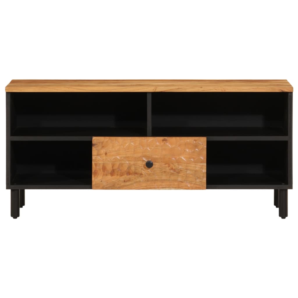 TV-møbel 100x33x46 cm massivt akacietræ