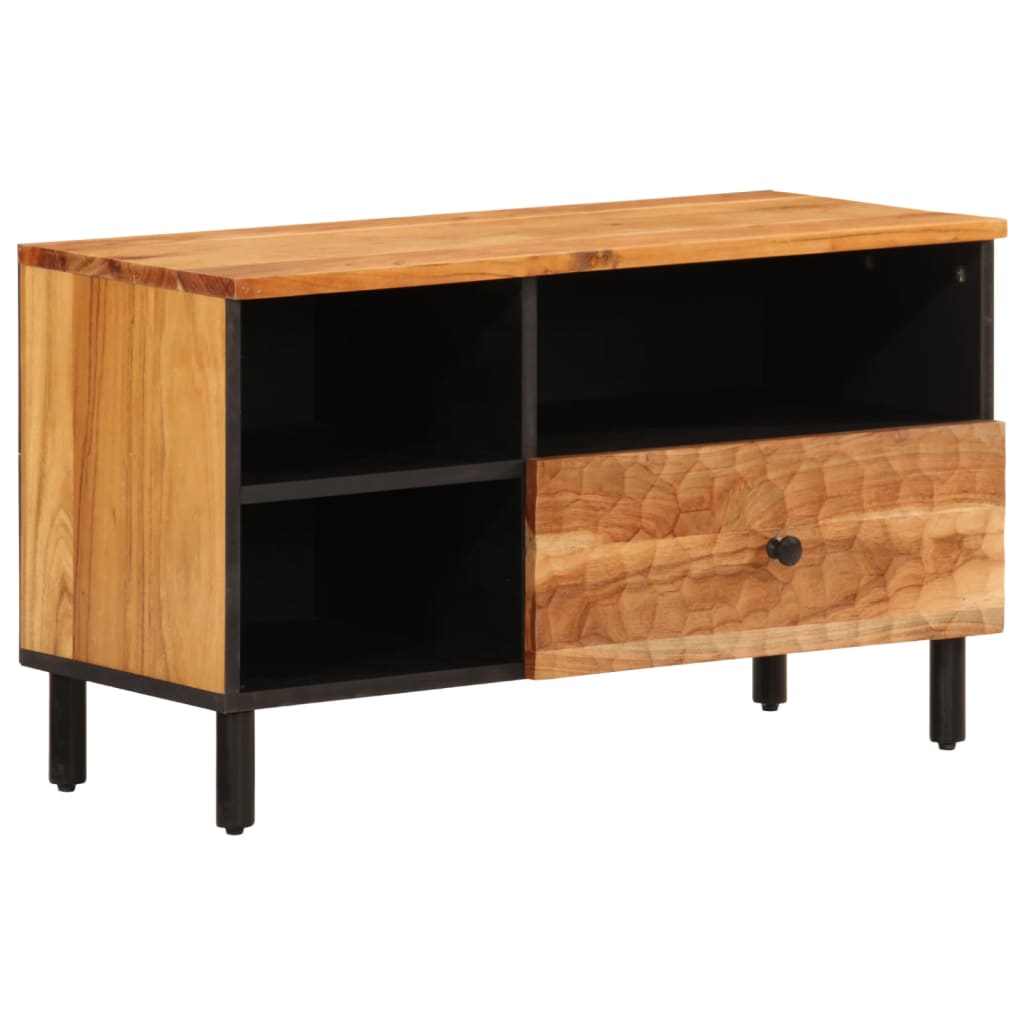 Tv-møbel 80x33x46 cm massivt akacietræ
