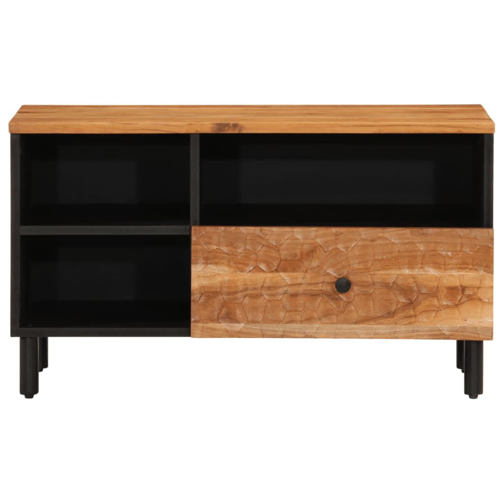 Tv-møbel 80x33x46 cm massivt akacietræ