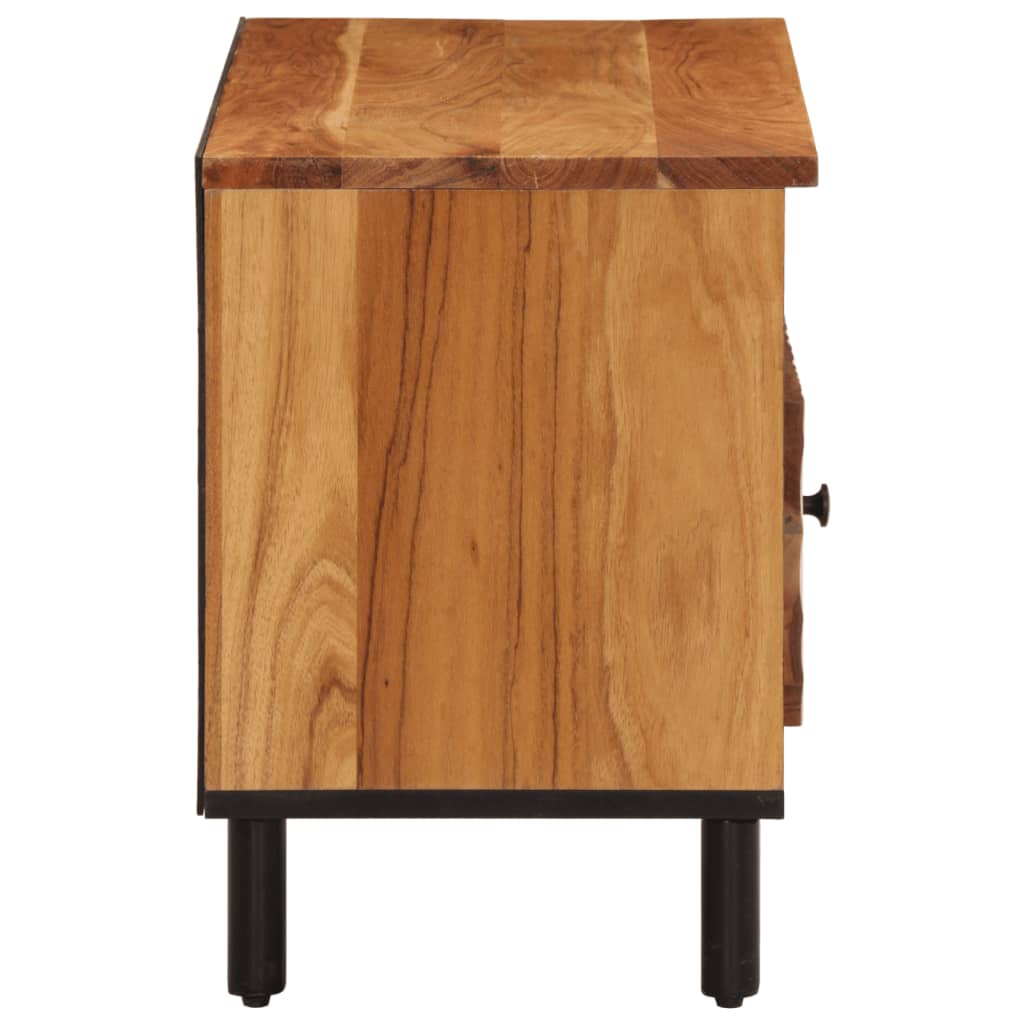 Tv-møbel 80x33x46 cm massivt akacietræ
